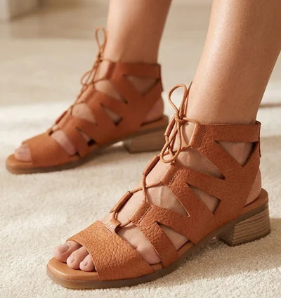 Eric Michael Roxanna Women’s Lace-Up Gladiator Sandal