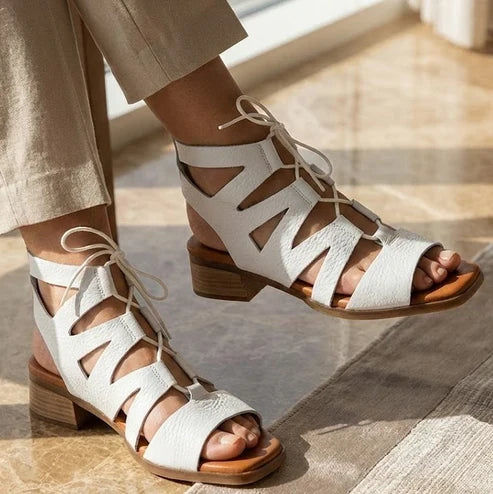 Eric Michael Roxanna Women’s Lace-Up Gladiator Sandal