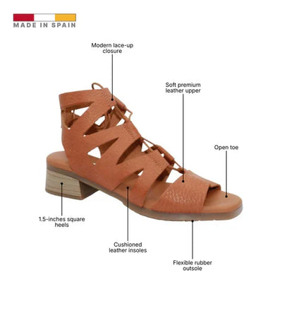 Eric Michael Roxanna Women’s Lace-Up Gladiator Sandal