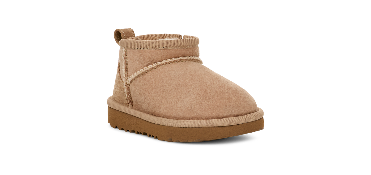 UGG Classic Ultra Mini Toddlers' (TD) Boots — Sand Sheepskin