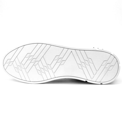 FI-2362-2 Red Silver Black Spikes High top Sneaker Encore by Fiesso