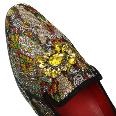 FI-7385-5 Multicolor Slip on Loafer Fiesso by Aurelio Garcia