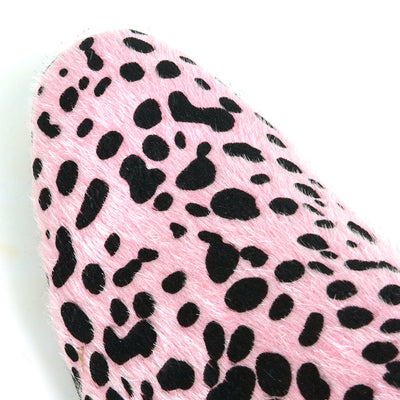 FI-7532 Pink Black Leopard Pony Hair Slip on Loafer Fiesso by Aurelio Garcia