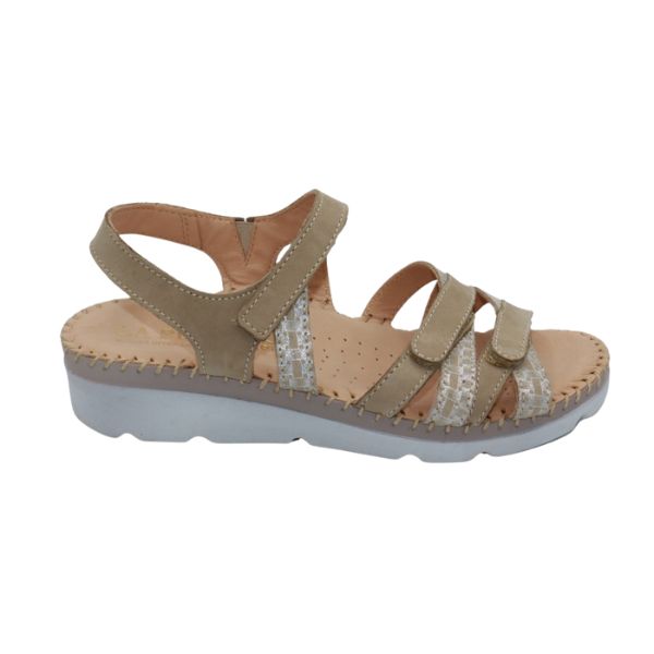 Fiesta Women’s Multi-Strap Leather Slingback Sandal