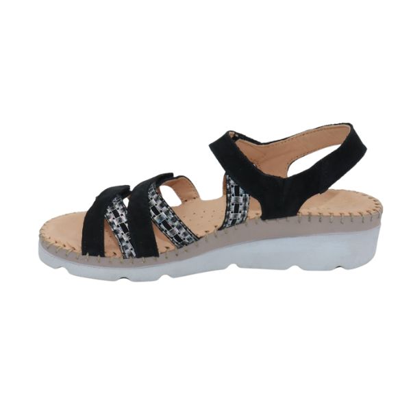 Fiesta Women’s Multi-Strap Leather Slingback Sandal