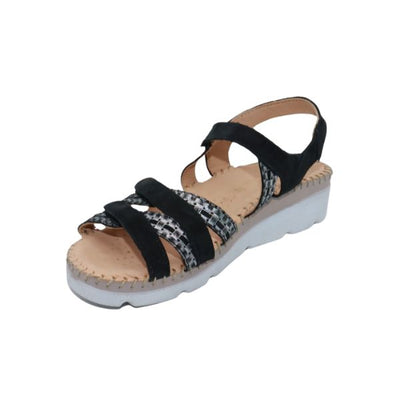 Fiesta Women’s Multi-Strap Leather Slingback Sandal