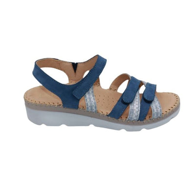 Fiesta Women’s Multi-Strap Leather Slingback Sandal
