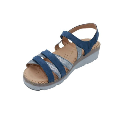 Fiesta Women’s Multi-Strap Leather Slingback Sandal