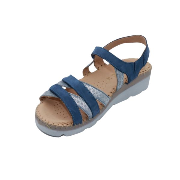 Fiesta Women’s Multi-Strap Leather Slingback Sandal