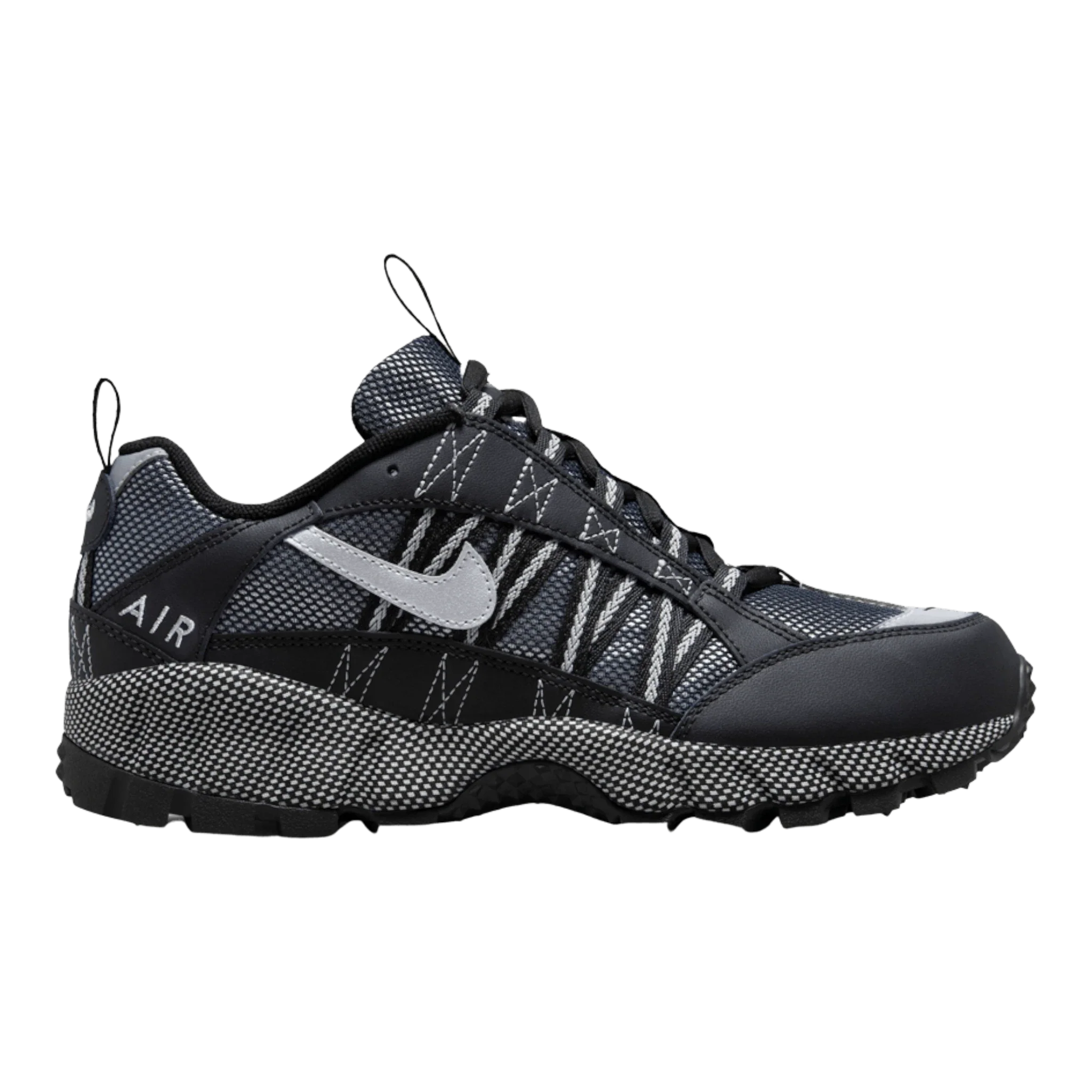 Nike Air Humara Women's Sneakers — Oreo Black/Metallic Silver Low-Top