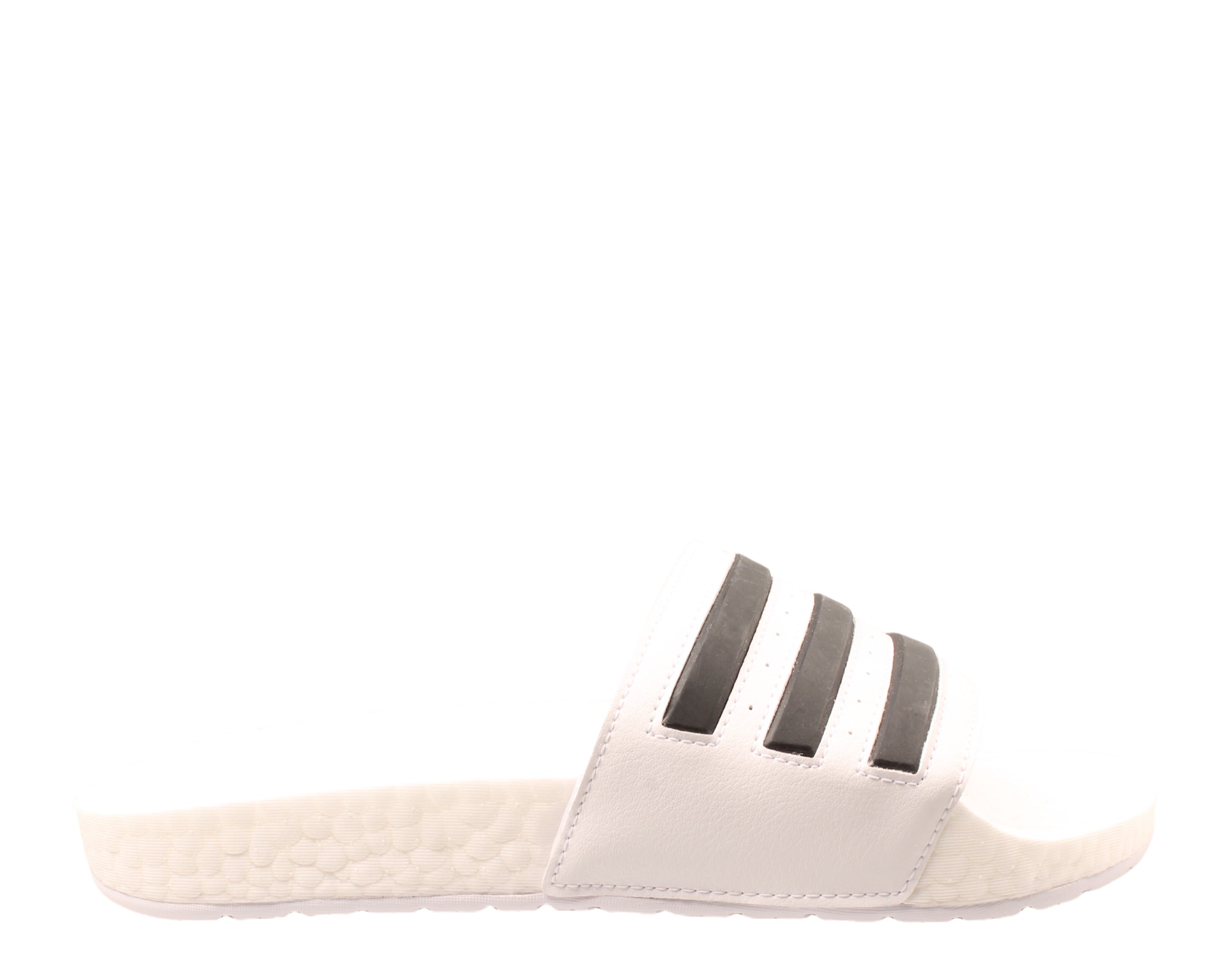 adidas Adilette Boost Slides — White/Black
