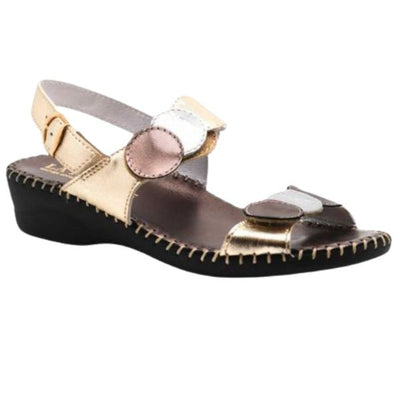 Fiora Mixed-Texture Slingback Sandal