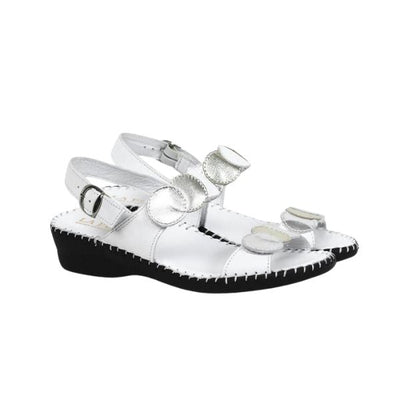 Fiora Mixed-Texture Slingback Sandal