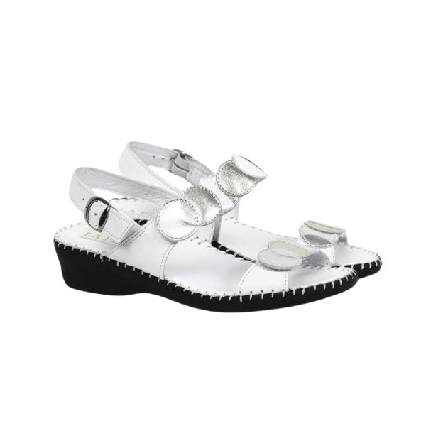Fiora Mixed-Texture Slingback Sandal