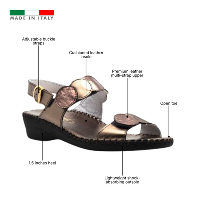 Fiora Mixed-Texture Slingback Sandal