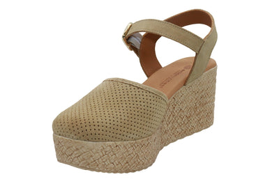 Eric Michael Forest Women’s Perforated Suede Wedge