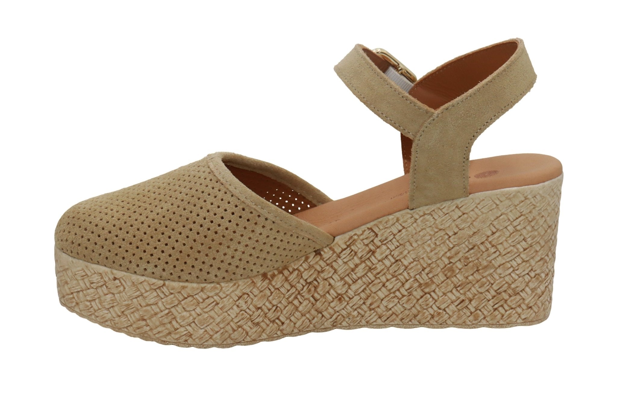Eric Michael Forest Women’s Perforated Suede Wedge