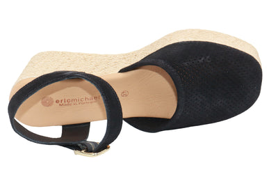 Eric Michael Forest Women’s Perforated Suede Wedge
