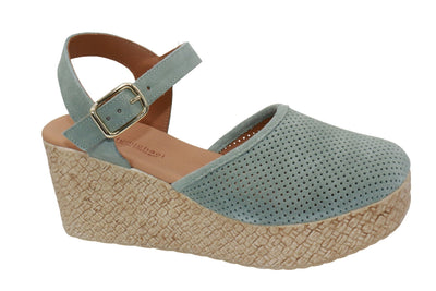 Eric Michael Forest Women’s Perforated Suede Wedge