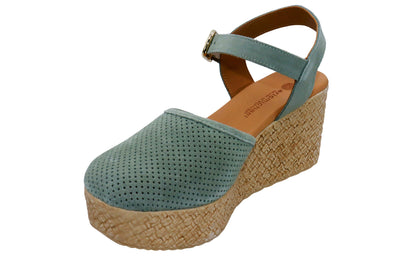 Eric Michael Forest Women’s Perforated Suede Wedge