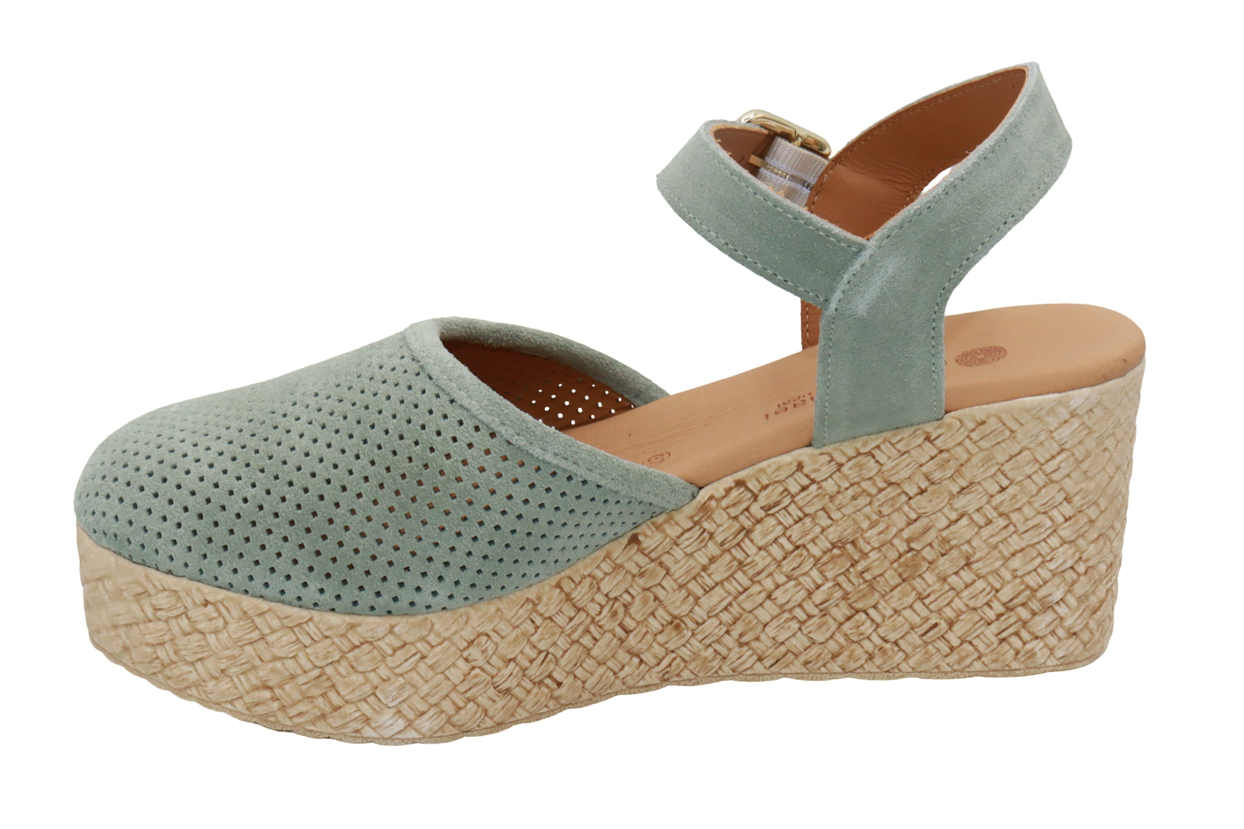Eric Michael Forest Women’s Perforated Suede Wedge
