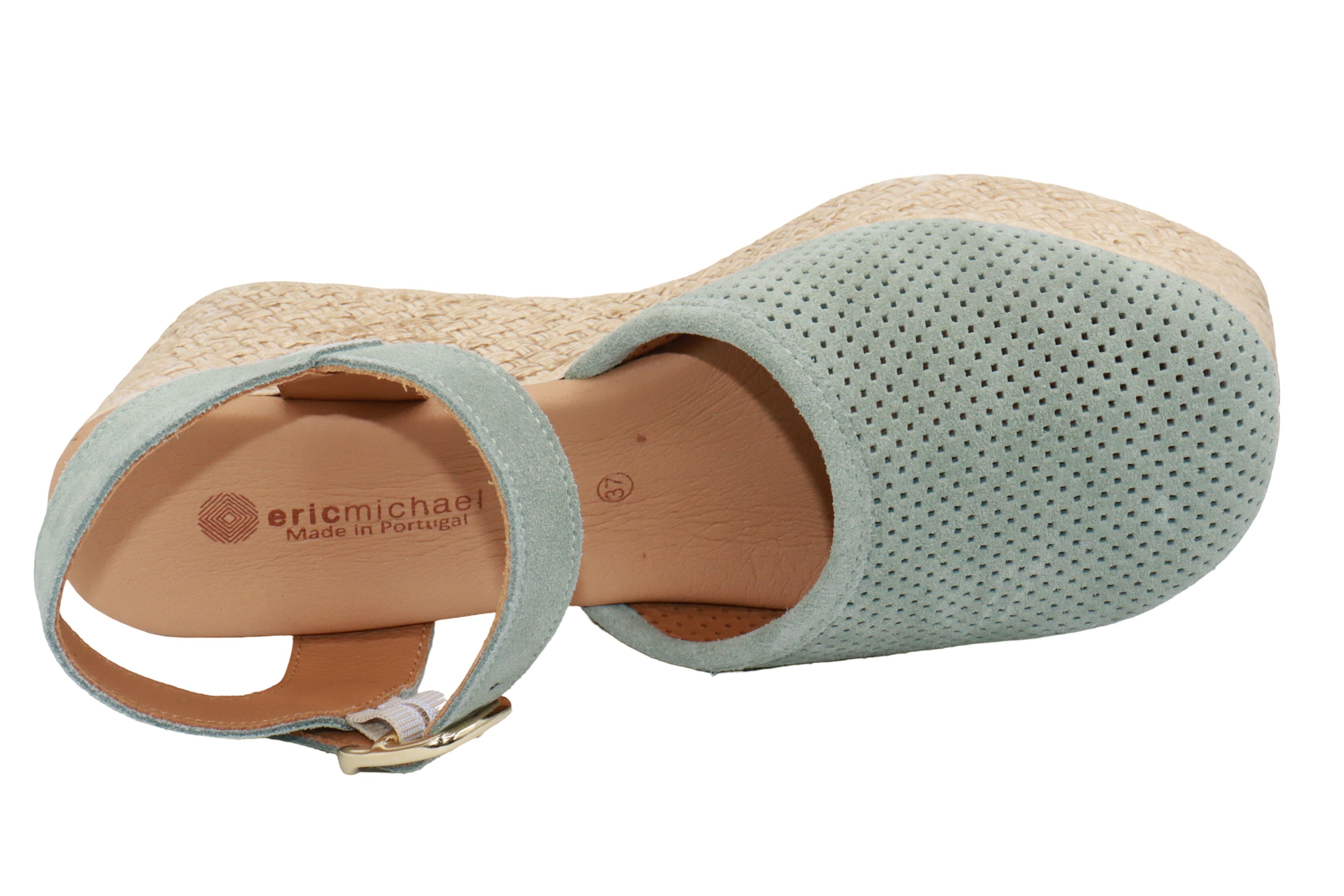 Eric Michael Forest Women’s Perforated Suede Wedge