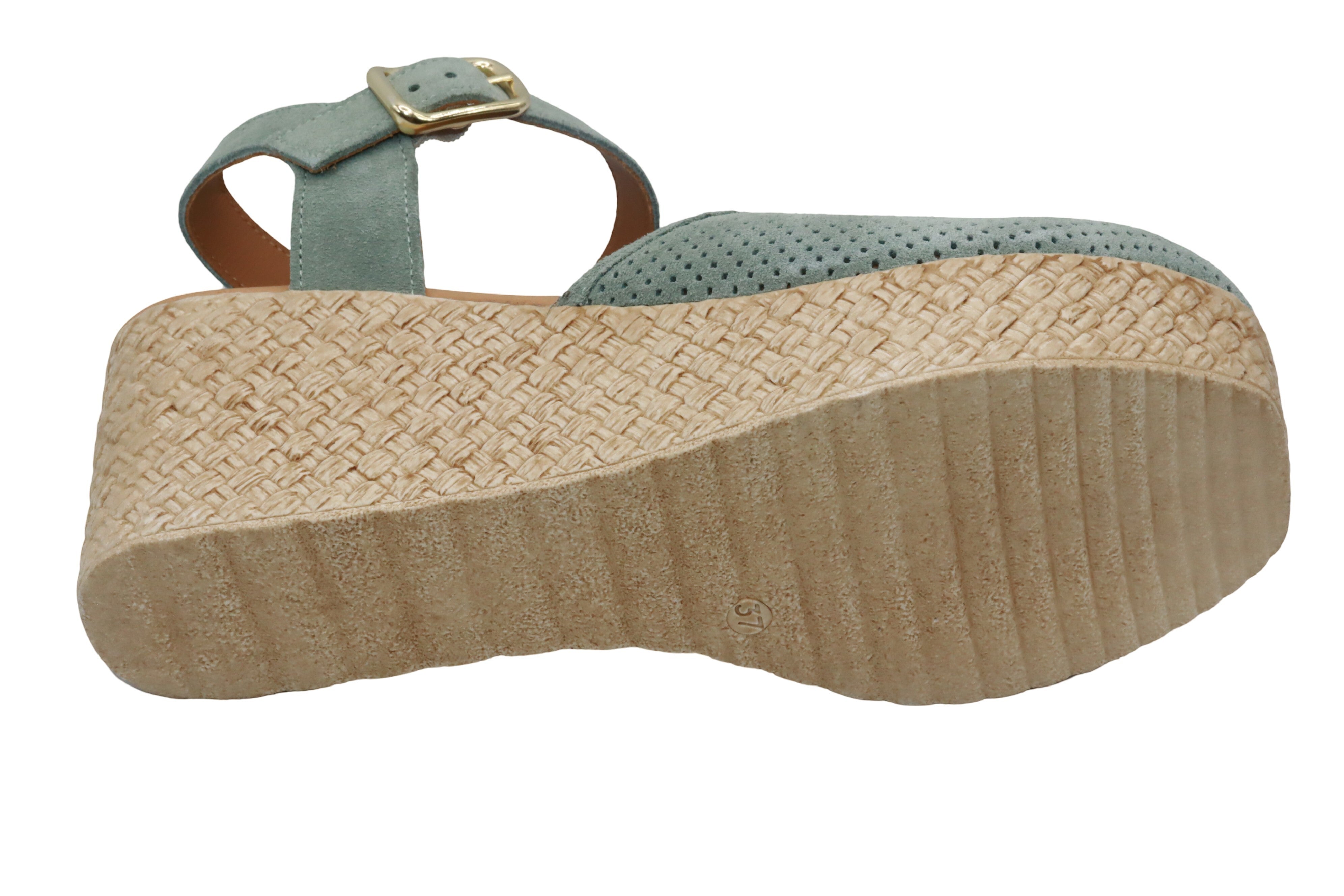 Eric Michael Forest Women’s Perforated Suede Wedge