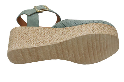 Eric Michael Forest Women’s Perforated Suede Wedge