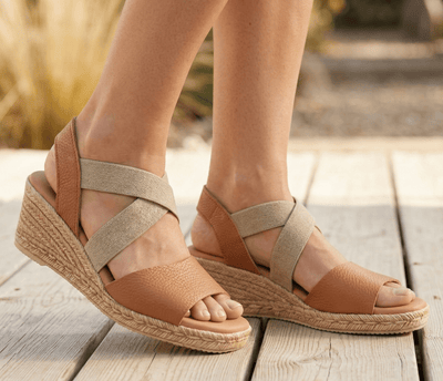Eric Michael Foxy Jute Wedge Sandal
