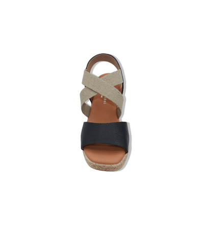 Eric Michael Foxy Jute Wedge Sandal