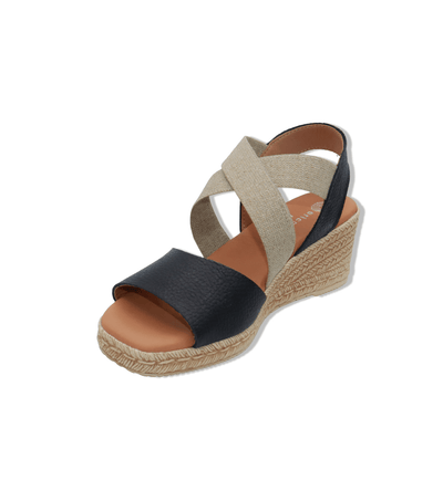 Eric Michael Foxy Jute Wedge Sandal