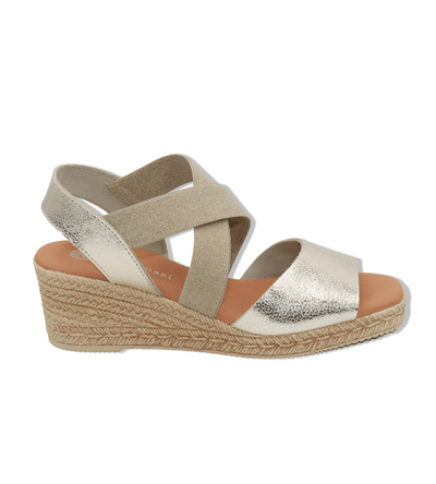 Eric Michael Foxy Jute Wedge Sandal