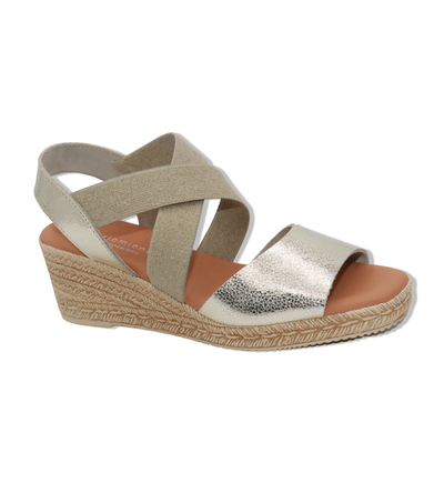 Eric Michael Foxy Jute Wedge Sandal