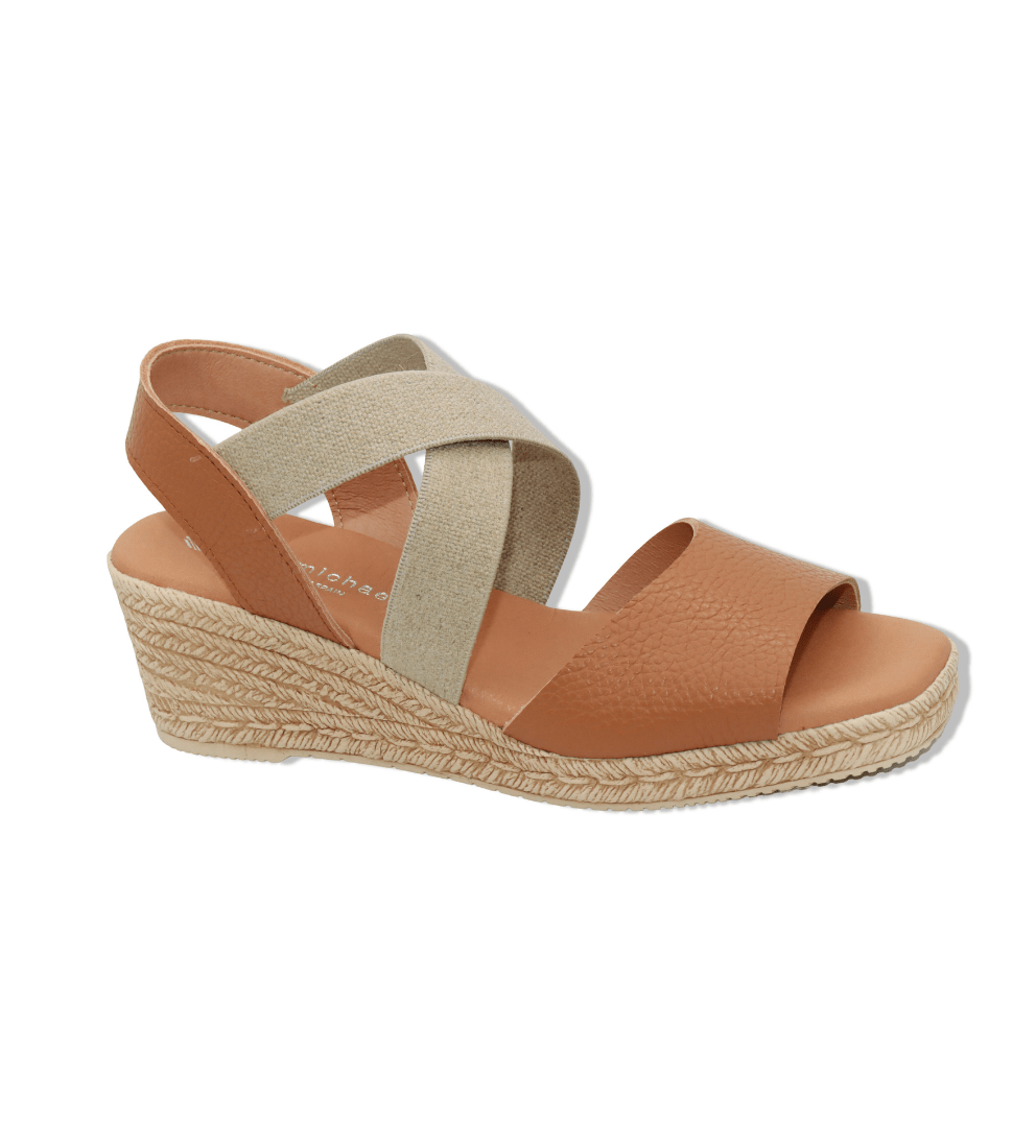 Eric Michael Foxy Jute Wedge Sandal
