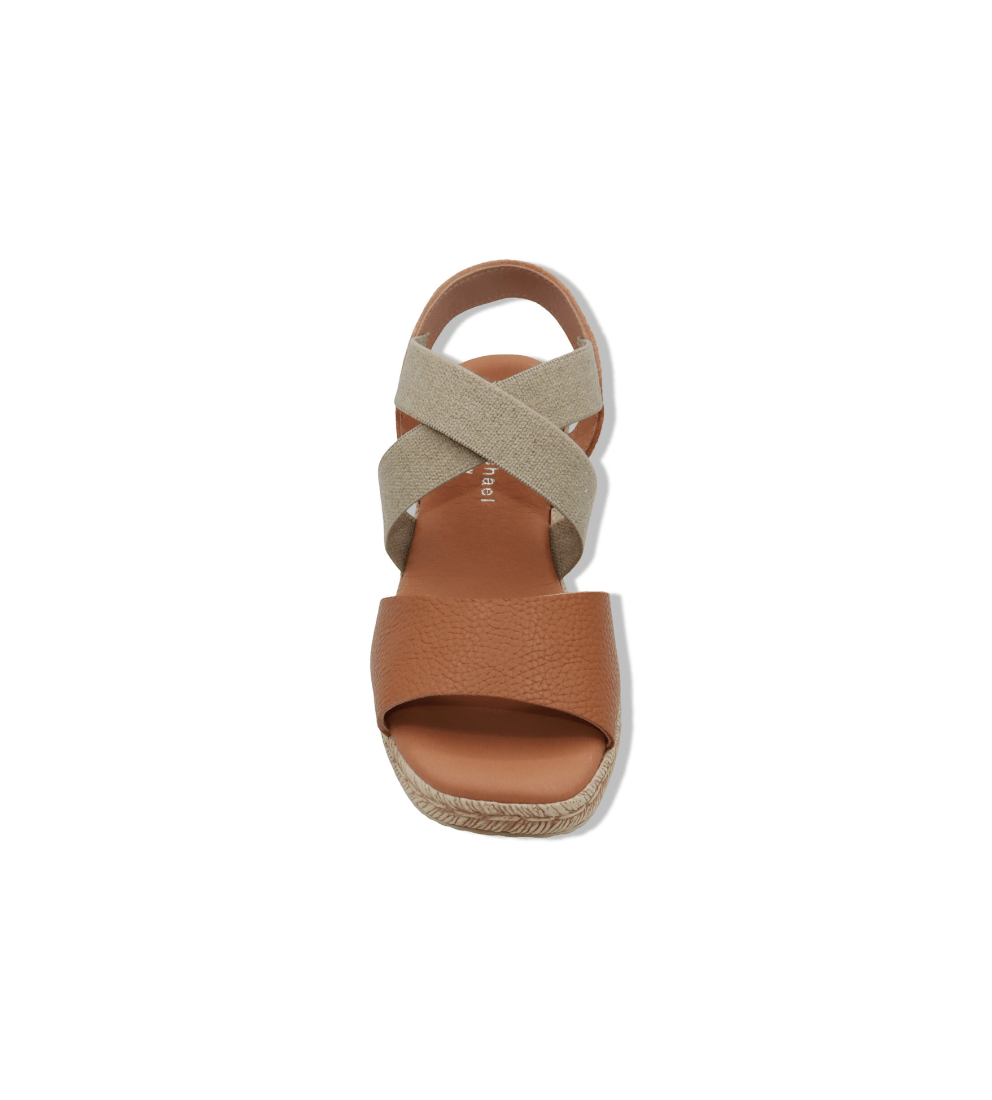 Eric Michael Foxy Jute Wedge Sandal