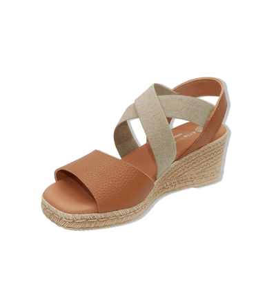 Eric Michael Foxy Jute Wedge Sandal
