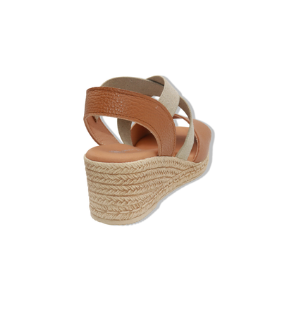 Eric Michael Foxy Jute Wedge Sandal