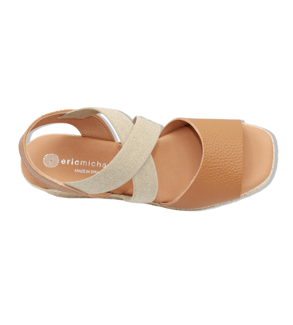 Eric Michael Foxy Jute Wedge Sandal