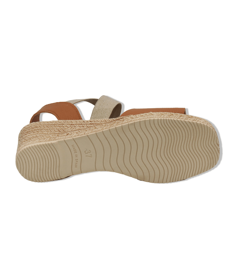 Eric Michael Foxy Jute Wedge Sandal