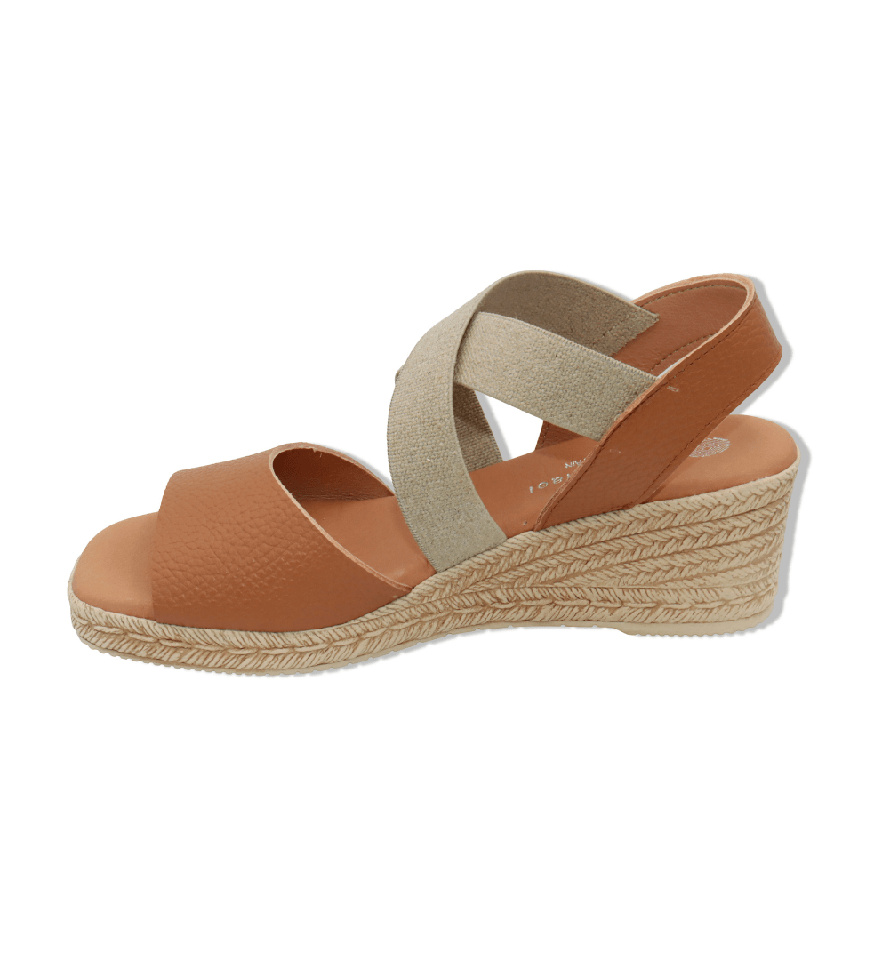Eric Michael Foxy Jute Wedge Sandal