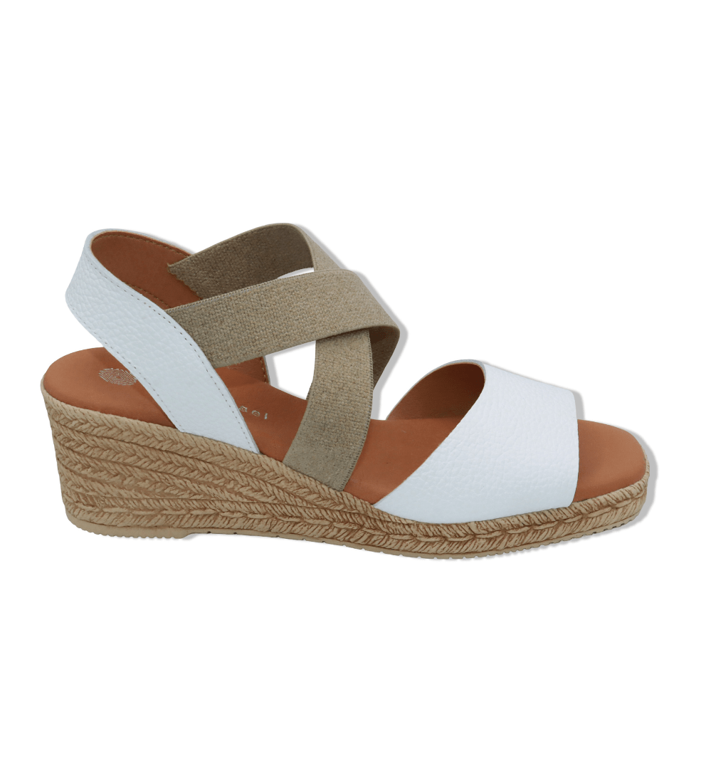 Eric Michael Foxy Jute Wedge Sandal