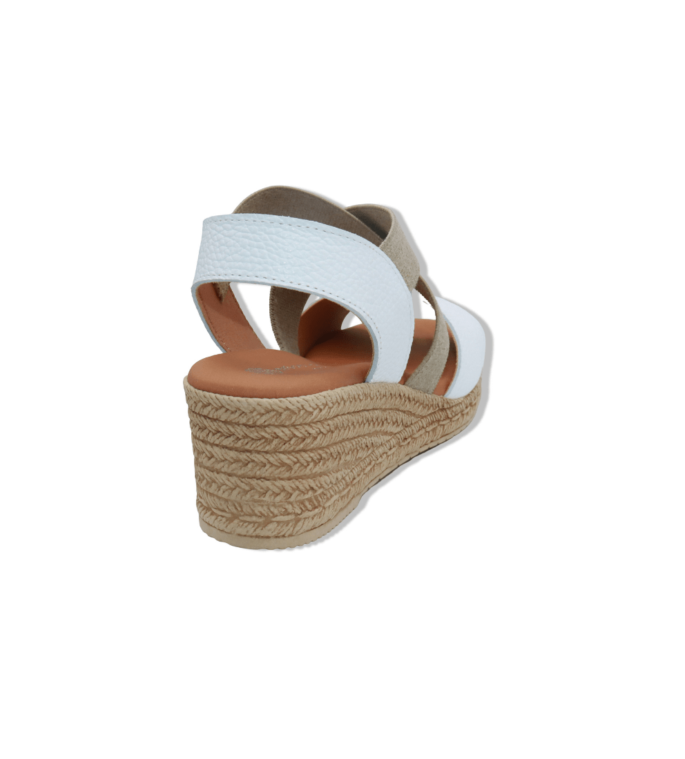 Eric Michael Foxy Jute Wedge Sandal