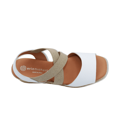 Eric Michael Foxy Jute Wedge Sandal
