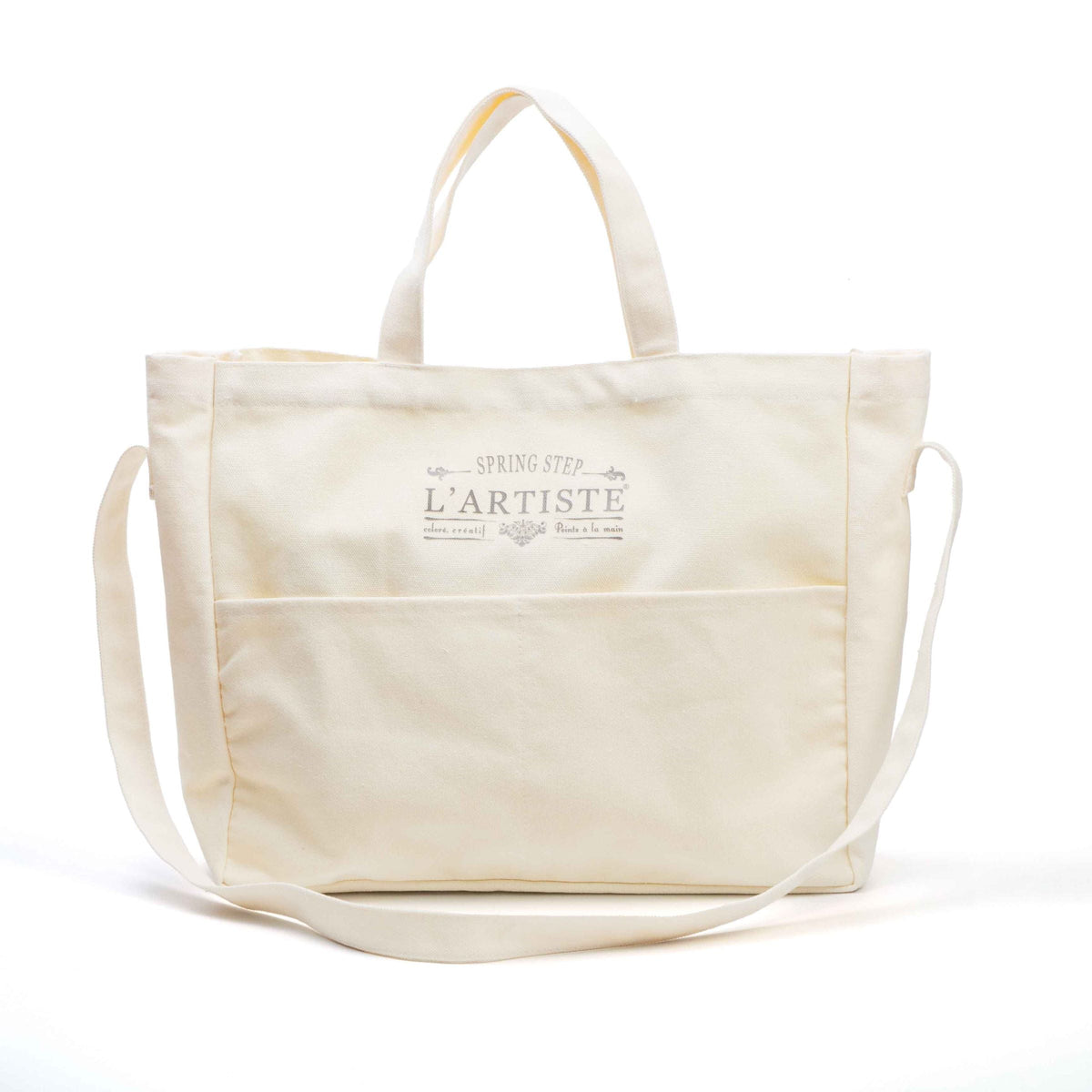 L'Artiste Canvas Branded Tote Bag — product view 1
