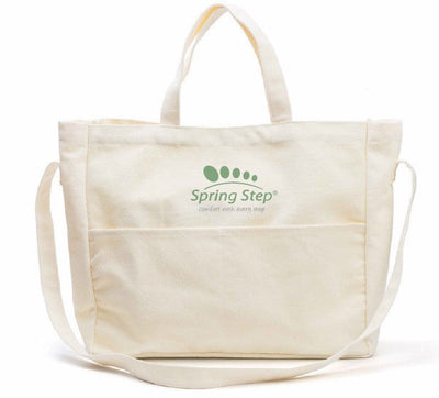 Spring Step Canvas Branded Tote Bag — product view 1