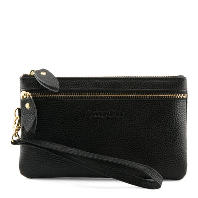 Spring Step Leather Wristlet — product view 1