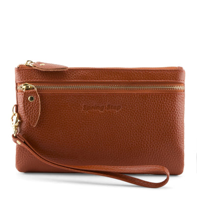 Spring Step Leather Wristlet — product view 7