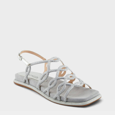 Patrizia Glamgloss Sandals — SILVER / EU 35 / US 5