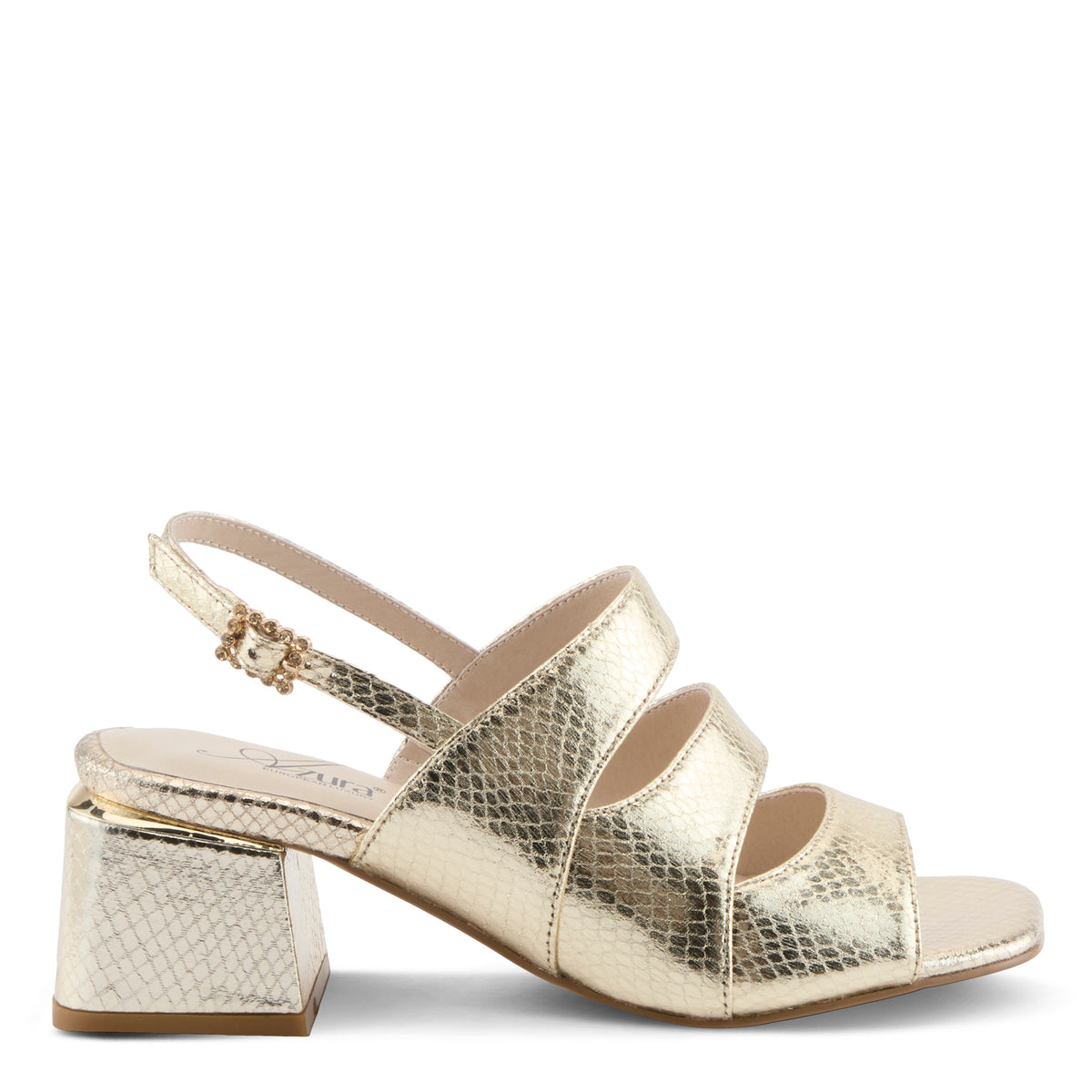 AZURA GLITTERTWINS SANDALS – Three-Quarter View