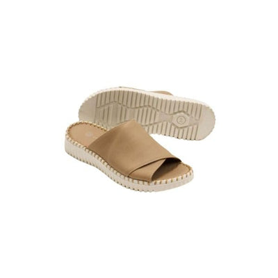 Eric Michael Gloria Leather Slide Sandal